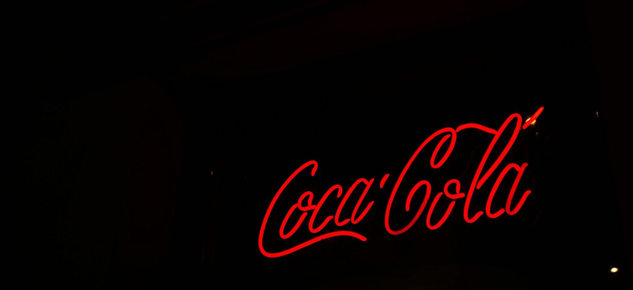 Coca-Cola logo.